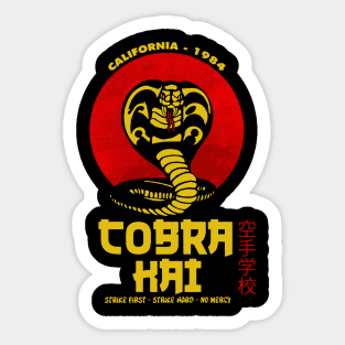 Cobra Kai Vintage Sticker